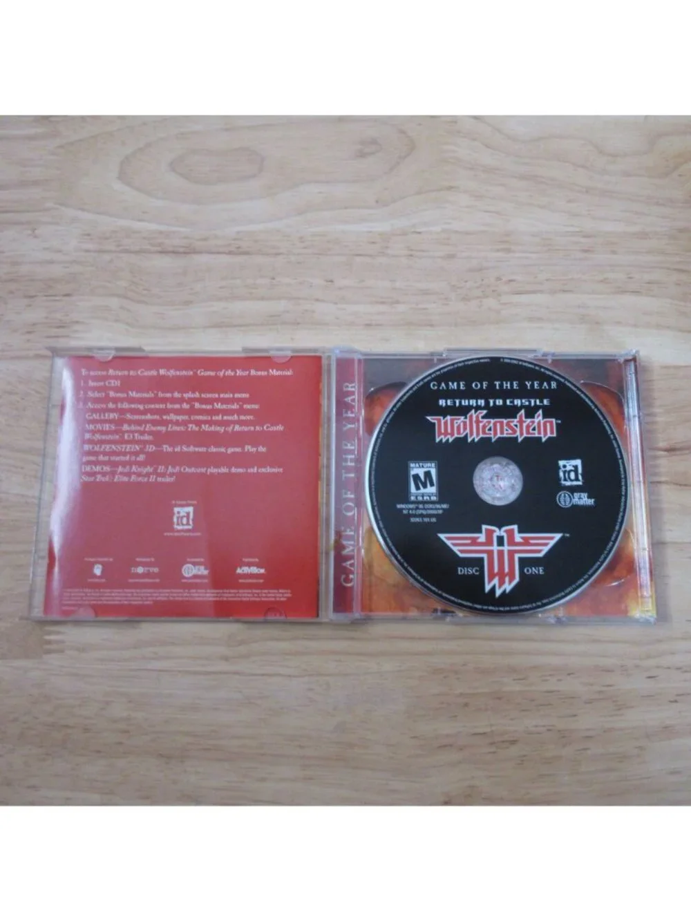 Return to Castle Wolfenstein : Game of the Year Edition PC 2002 Vintage Gaming